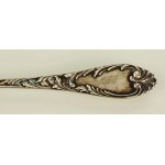 Fish knife with swallow, France, silver E.Molle (7)