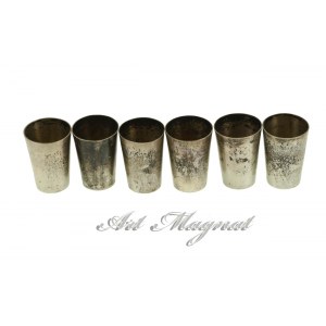 Glasses 6pcs. Germany silver 800, goldsmith Ruckert (13)
