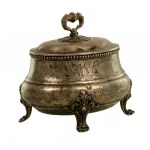 Sugar bowl on paws, Poland of the Second Republic, pr. 3 silver, Cracow (14)
