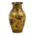 Vase Japan etched decoration, 19th century bronze (49)
