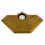 Encrier en bronze doré, émail con. 19e s. (53)