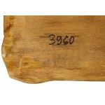Multifaceted icon. Stamped and chiseled sheet metal (419)