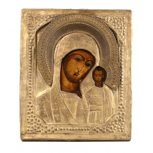 Icône, Notre-Dame de Kazan, 19e/20e siècle. (422)