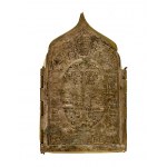 Travel icon, polyptych, Russia, 19th century (425)
