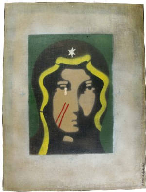 Piotr Młodożeniec - Matka Boska Częstochowska, projekt plakatu (172)