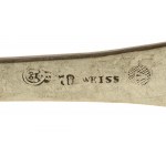 Łyżka półmiskowa, Wrocław XIX w., srebro (521)