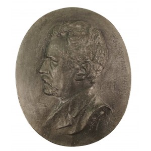 Plakieta Bolesław Prus. Sygn. C. Makowski, 1897 (352)