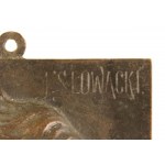 Plakieta Juliusz Słowacki. Brąz, Cz. Makowski, 1902 (353)