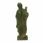 Madonna mit Jesus, Skulptur, Holz, 2. Hälfte des 16. Jahrhunderts, Frankreich (641)