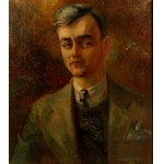 Antoni Michalak (1899 Kozłów Szlachecki - 1975 Kazimierz Dolny), Portret malarza Bernarda Frydrysiaka, 1942 (702)