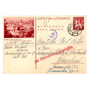 Całostka z okupowanej Litwy pisana przez Polaka 1940 r. (106)