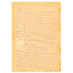 List z Barthold Breslau po Powstaniu Warszawskim od osoby w zakładach pracy przymusowej, 1944 r. (135)