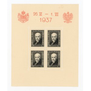 Romanian king's visit to Poland, 1937, clean block (526)