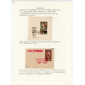 Camp mail, Woldenberg, Oflag IIc, set of 2, 1944 (619)