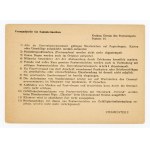 GG, Służbowa karta pocztowa, z tekstem na odwrocie 1940/1941 (809)