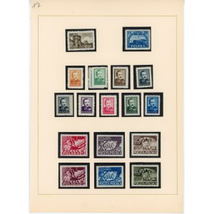 Polska 1948/1949 rok - zestaw 18 znaczków niekasowanych (917)