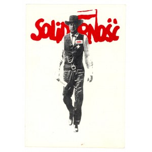 Solidarność - miniatura plakatu ,,W samo południe'' (naklejka) (503)
