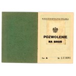 II RP, Pozwolenie na broń, Turek, 1939 (538)