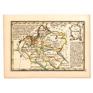 Map of Poland, Emanuel Bowen &amp; John Gibson, 1758 (800)
