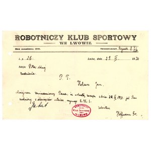Workers' Sports Club in Lviv. Journal. Lviv, 1930 (339)