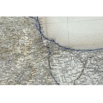 Zatoka Gdańska, Zalew Wiślany, Żuławy. Niemiecka mapa 1865 (633)
