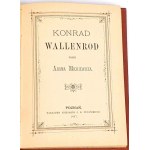 MICKIEWICZ - KONRAD WALLENROD. Wyd.1 w zaborze pruskim!