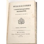 WIZERUNKI I ROZTRZĄSANIA NAUKOWE t.11-12, Wilno 1836; Pierwodruk rozprawy Józefa Kraszewskiego