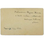 [Z ARCHIWUM RODZINY ARŁAMOWSKICH Z PRZEMYŚLA] FOTOGRAFIA KARTONIKOWA - HENRYK PROBSTEIN Jarosław, ul. Słowackkiego