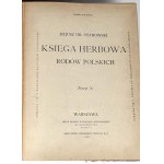 OSTROWSKI- KSIĘGA HERBOWA RODÓW POLSKICH oryginał