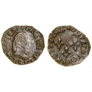Polska, double tournois (dwugrosz), 1588 S, Troyes