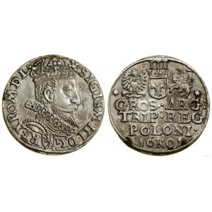 Polonia, trojak, 1601, Cracovia