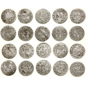 Polska, zestaw 10 x półtorak, 6 x 1623, 1 x 1624, 3 x 1625, Bydgoszcz