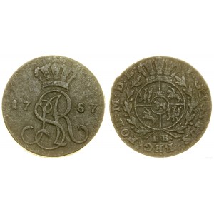 Polen, Pfennig, 1787 EB, Warschau