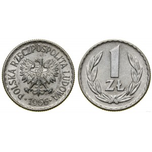 Polska, 1 złoty, 1966, Warszawa