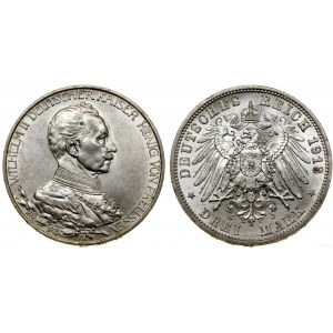 Germany, 3 marks, 1913 A, Berlin
