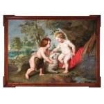 Peter Paul Rubens, Siegen 1577 - 1644 Antwerp, attributed to his workshop, The Infant Jesus and the Boy John
