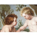 Peter Paul Rubens, Siegen 1577 - 1644 Antwerp, attributed to his workshop, The Infant Jesus and the Boy John