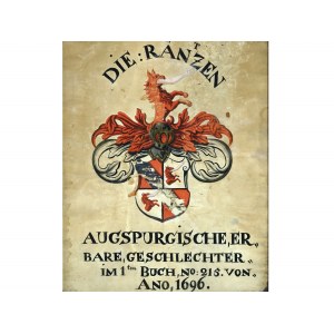Wappen, datiert 1696