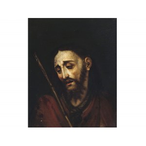 Spanish painter, 17th century, circle of Luis de Morales, Portrait of Christ