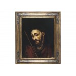 Spanish painter, 17th century, circle of Luis de Morales, Portrait of Christ