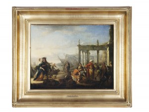 Johannes Lingelbach, 1622 - 1674, attributed, Am Hafen