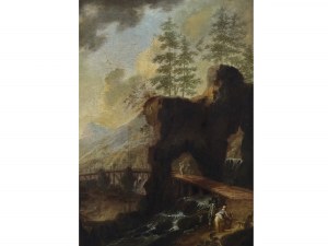 Marco Ricci, Belluno 1676 - 1730 Venice, circle of, Mountain landscape