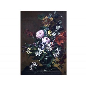 Nicolas Ricoeur, c.1750-c.1800, attributed, Bouquet of flowers in a vase