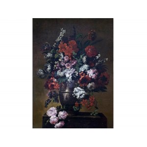 Nicolas Ricoeur, c.1750-c.1800, attributed, Bouquet of flowers in a vase