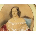 Pair of portraits, mid 19th century