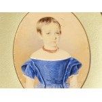 Pair of portraits, mid 19th century