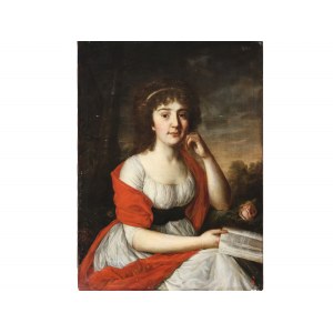 Österreichischer Maler, um 1800, Bildnis einer Dame