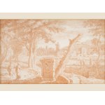 Johannes Glauber, Utrecht 1646 - 1726 Schoonhoven, follower, Arcadian Landscape