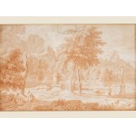 Johannes Glauber, Utrecht 1646 - 1726 Schoonhoven, follower, Arcadian Landscape