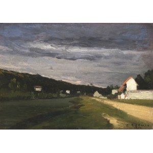 Camille Pissarro, Charlotte Amalie 1830 - 1903 Paris, Paysage à la Varenne-Saint-Hilaire